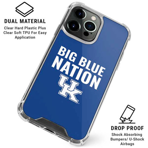 University of Kentucky Big Blue Nation iPhone 16 Pro Clear Case